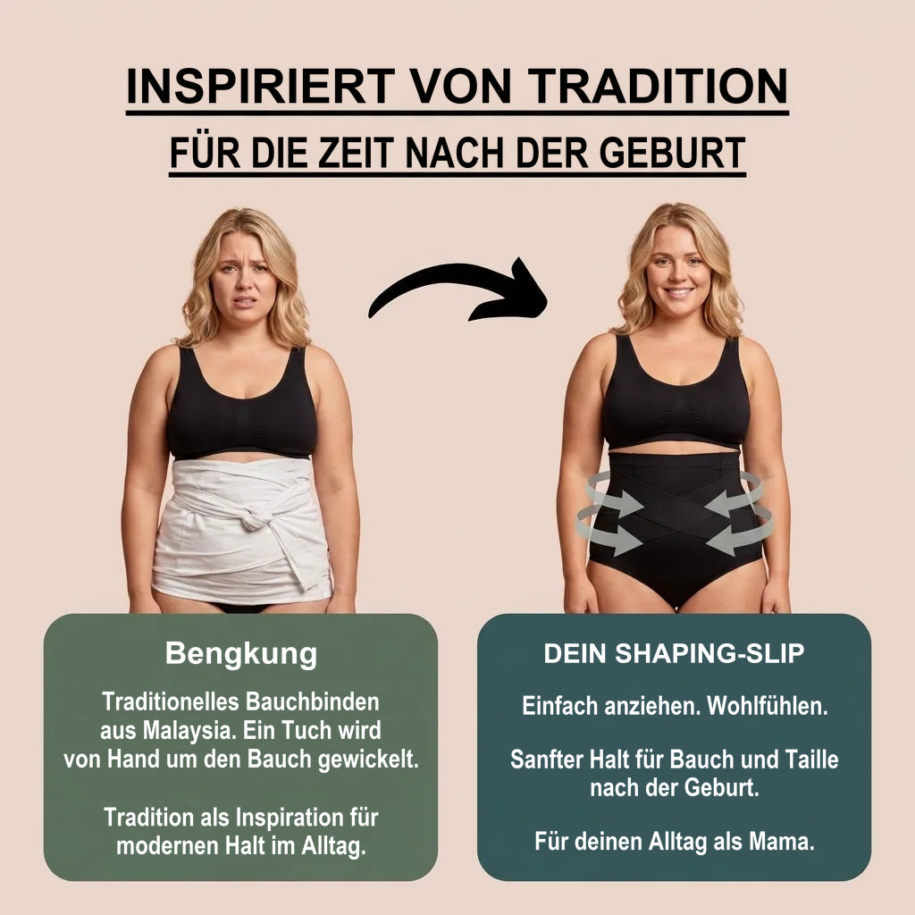 Vom traditionellen Bauchbinden zum Slip mit gekreuzten Bändern